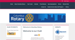 Desktop Screenshot of columbusrotary.org